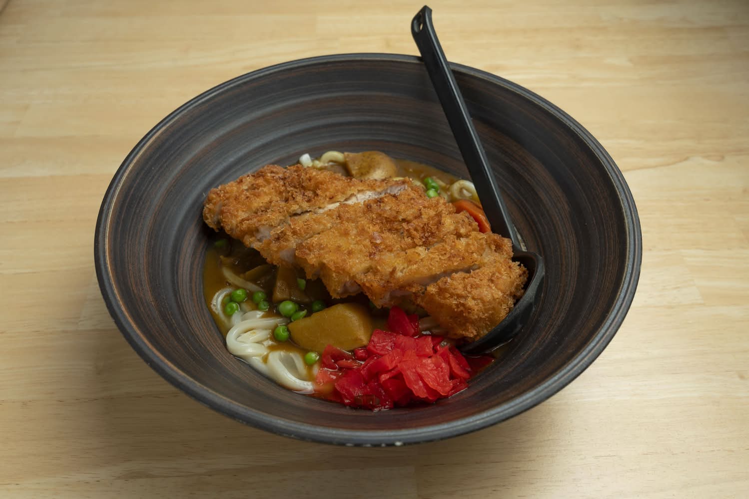 Curry udon noodle