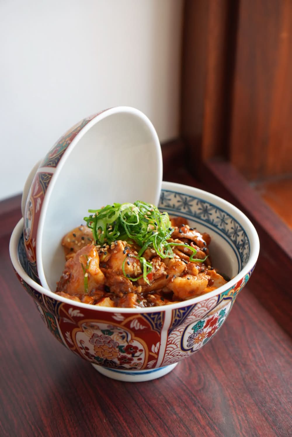 Mapo tofu rice bowl