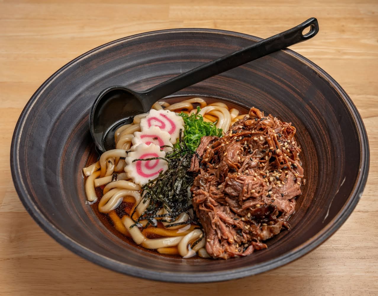Wagyu udon noodle soup